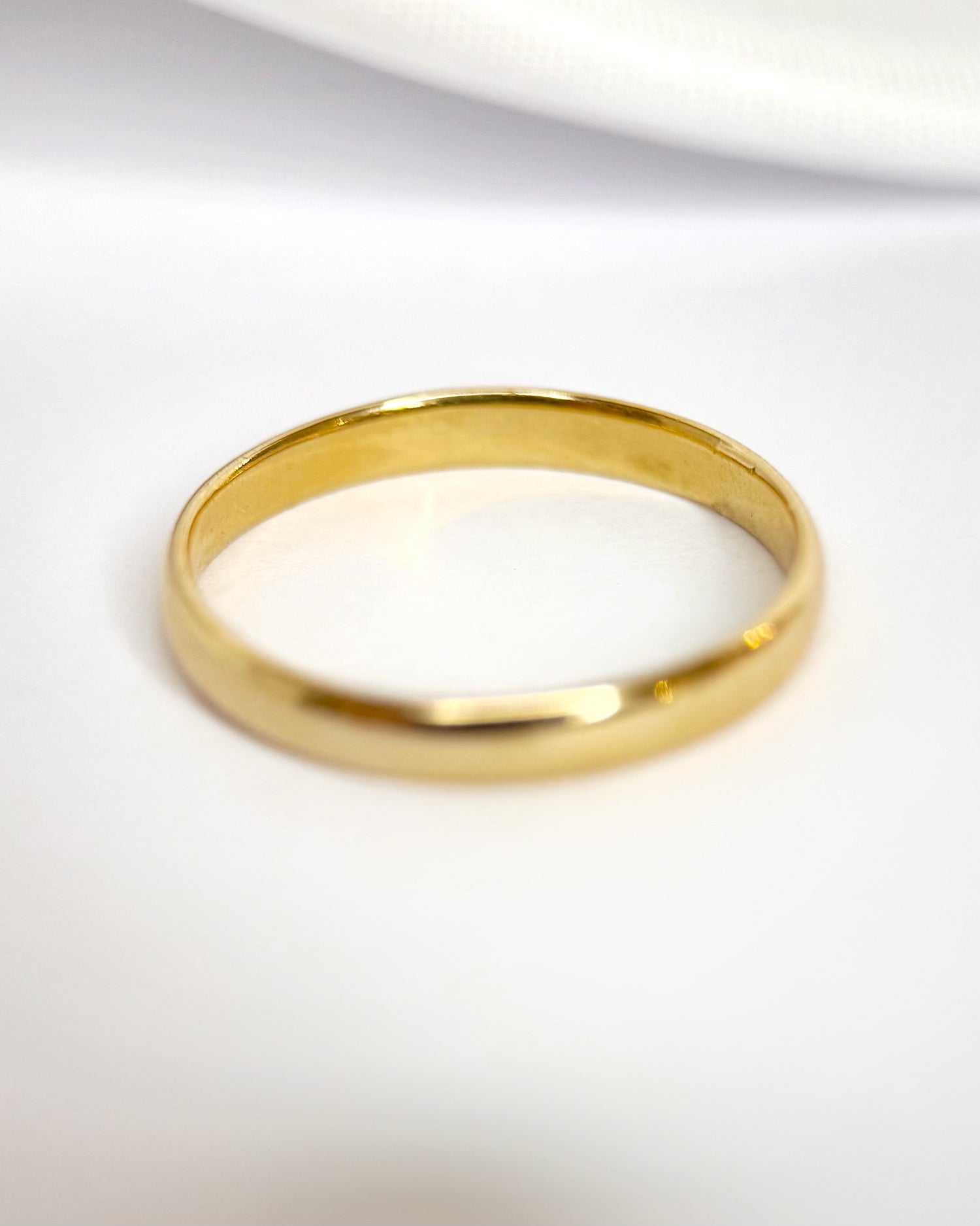 Alianza de oro amarillo de 18 quilates, 2,6 mm, «Clovis»