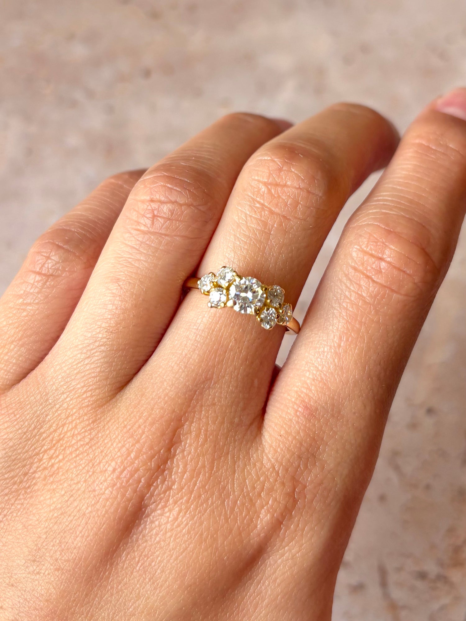 Anillo Rivière Diamantes 0,98 quilates "Célestine"
