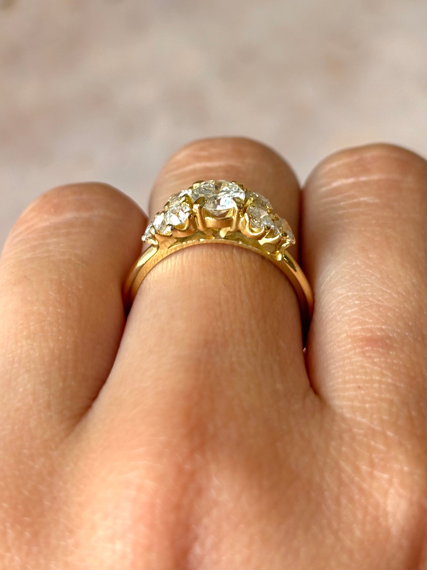 Anillo Rivière Diamantes 0,98 quilates "Célestine"