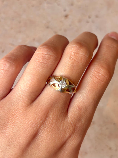 Anillo rígido con diamante de 0,30 quilates "Xaria"
