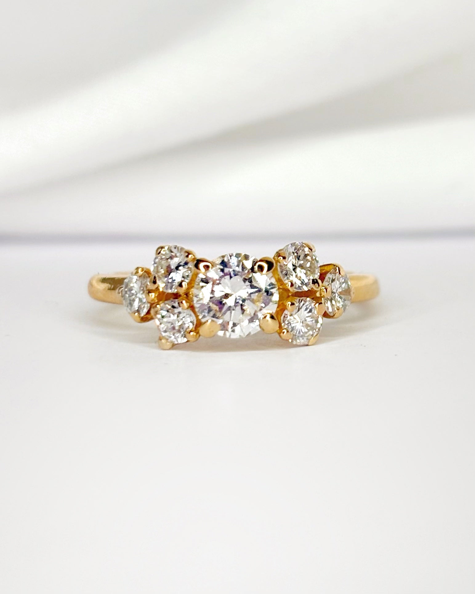 Anillo Rivière Diamantes 0,98 quilates "Célestine"
