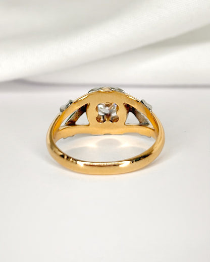 Anillo rígido con diamante de 0,30 quilates "Xaria"