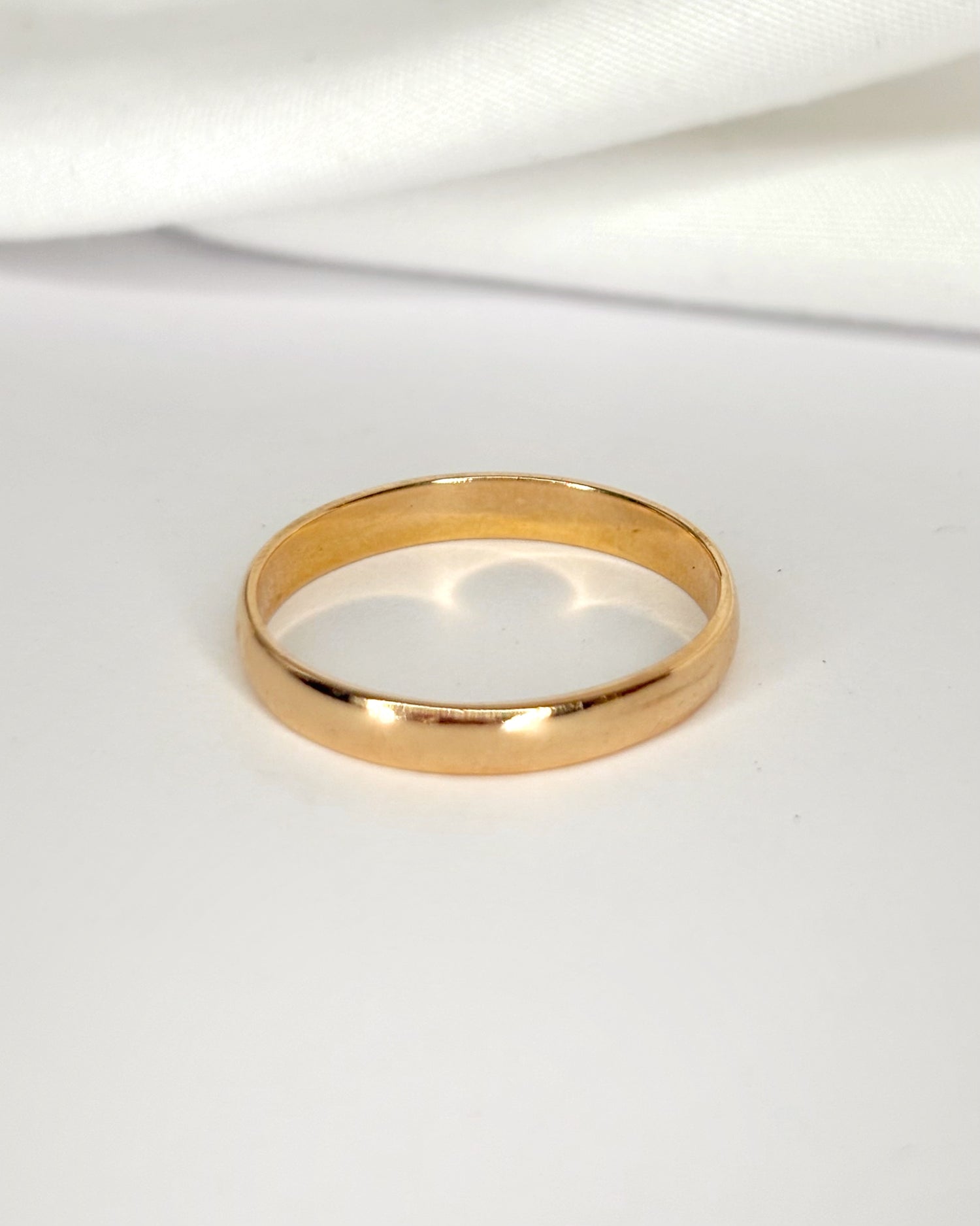 Alianza Oro Amarillo 18 quilates 3 mm "Angelina"