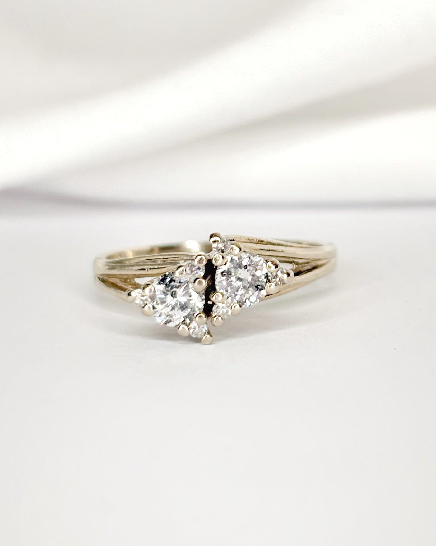 Anillo Toi &amp; Moi Diamantes 0,66 quilates "Alessia"