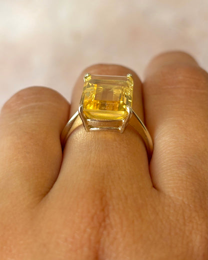 Bague Cocktail Citrine 5.70 carats "Floriane"