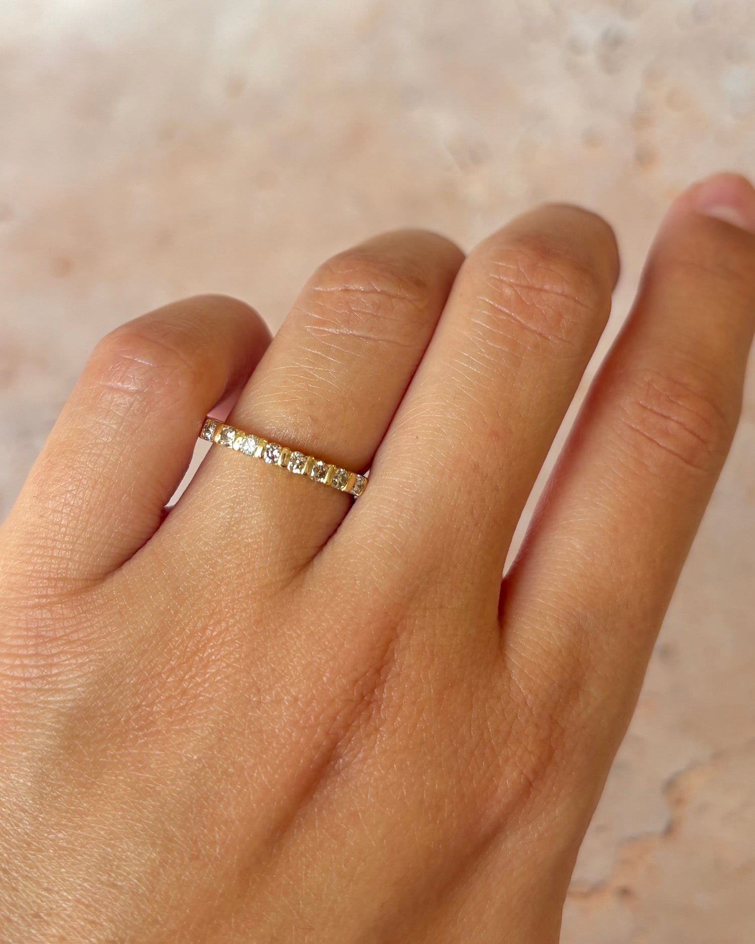 0.36 Carat 2.2 mm Diamond Half-Alliance "Irina"