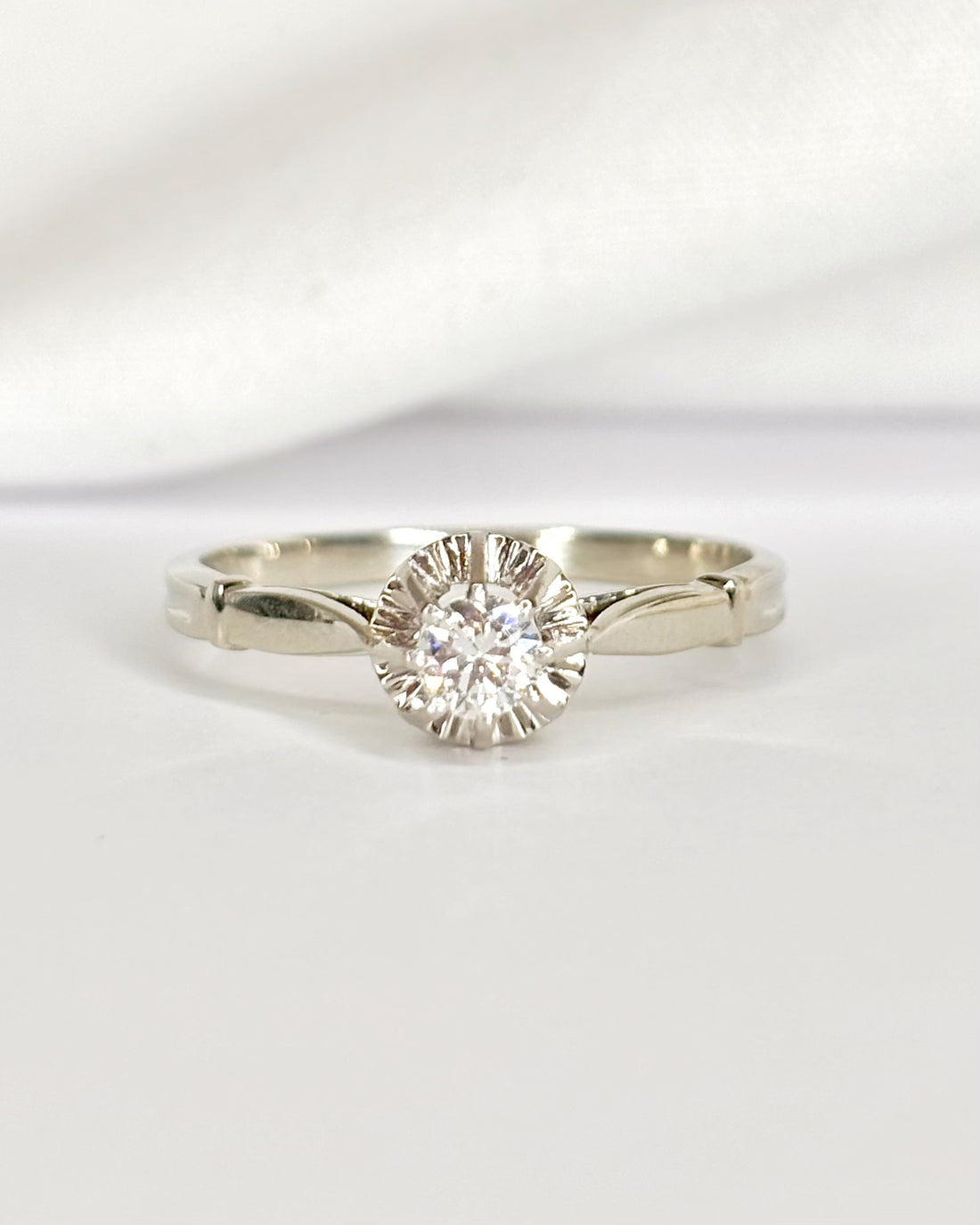 Bague Solitaire Diamant 0.25 carat "Félisse"