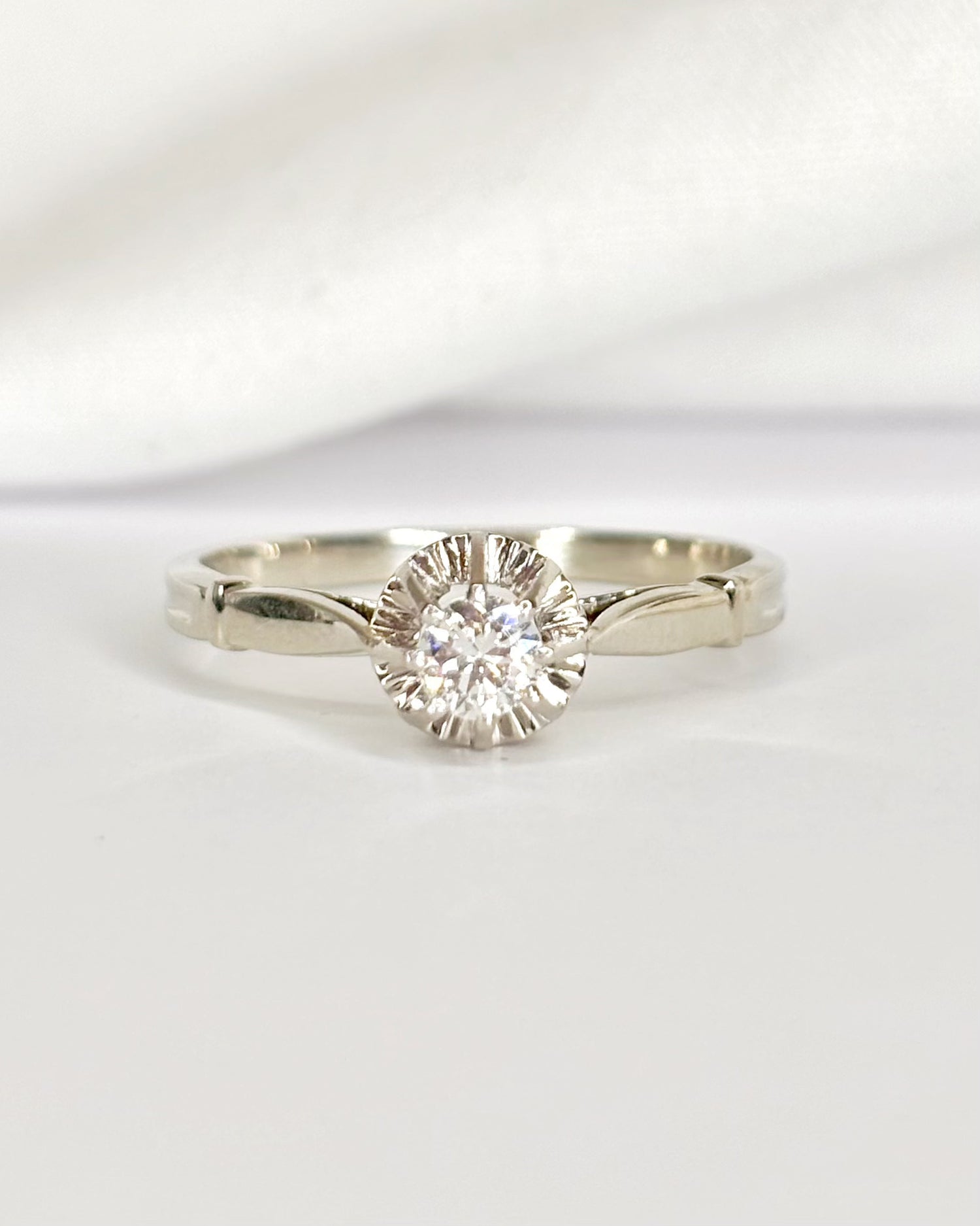 Anillo solitario de diamante de 0,25 quilates «Félisse»