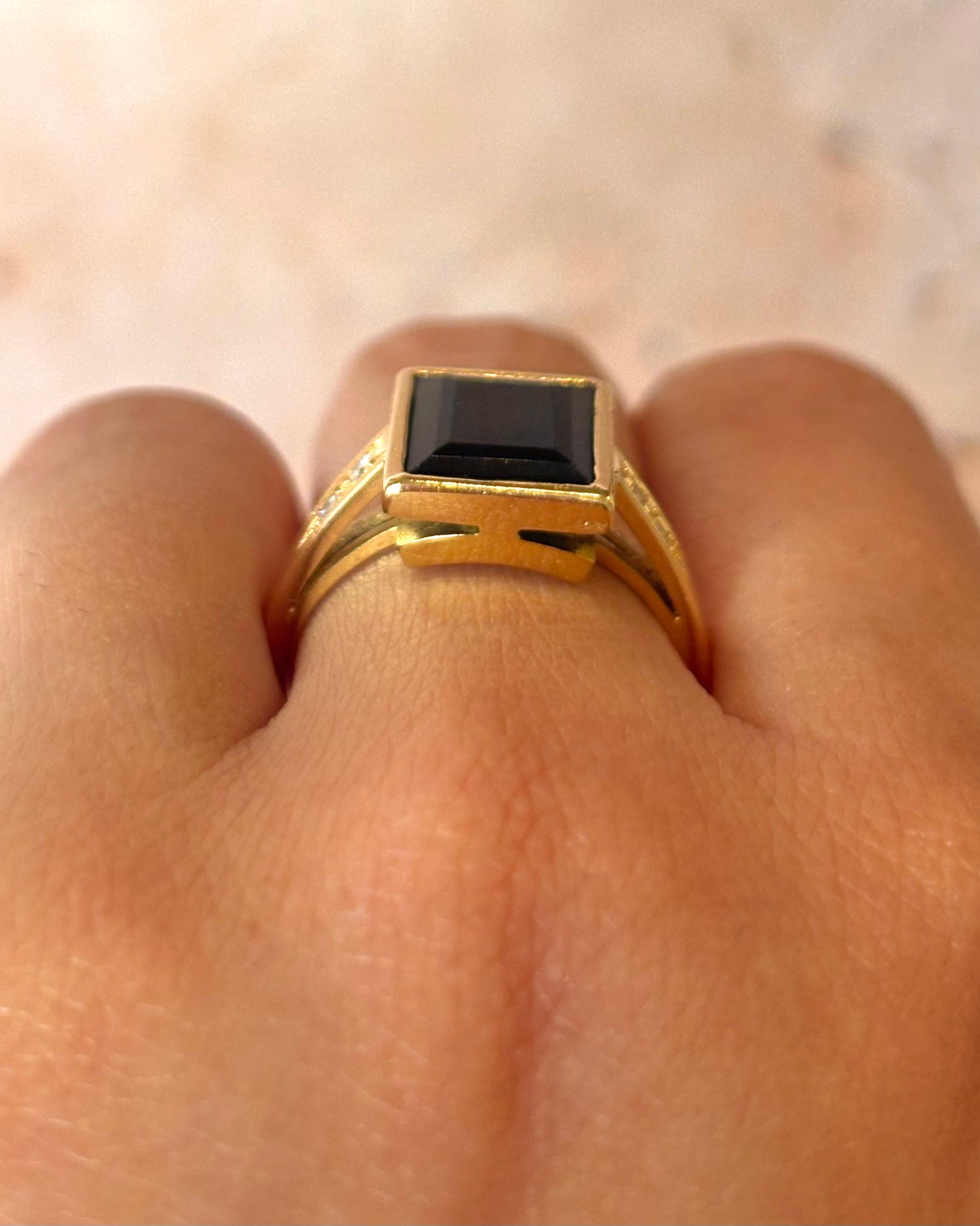 Cocktail Ring Tourmaline 4.05 Carats &amp; Diamonds "Rosalinda"