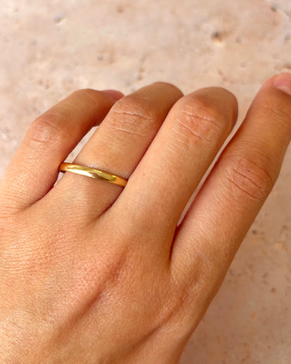 Alliance Or Jaune 18 carats "Loane"