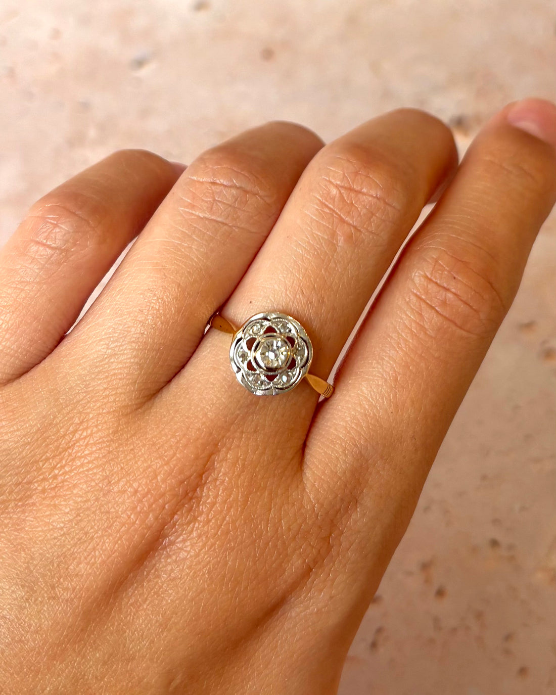 Bague Art Déco Diamants "Meredith"