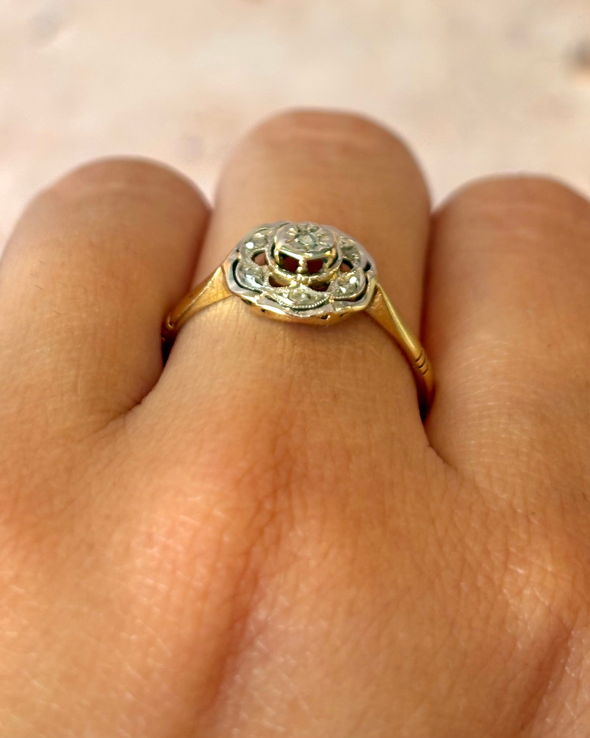 Art Deco Diamond Ring "Meredith"