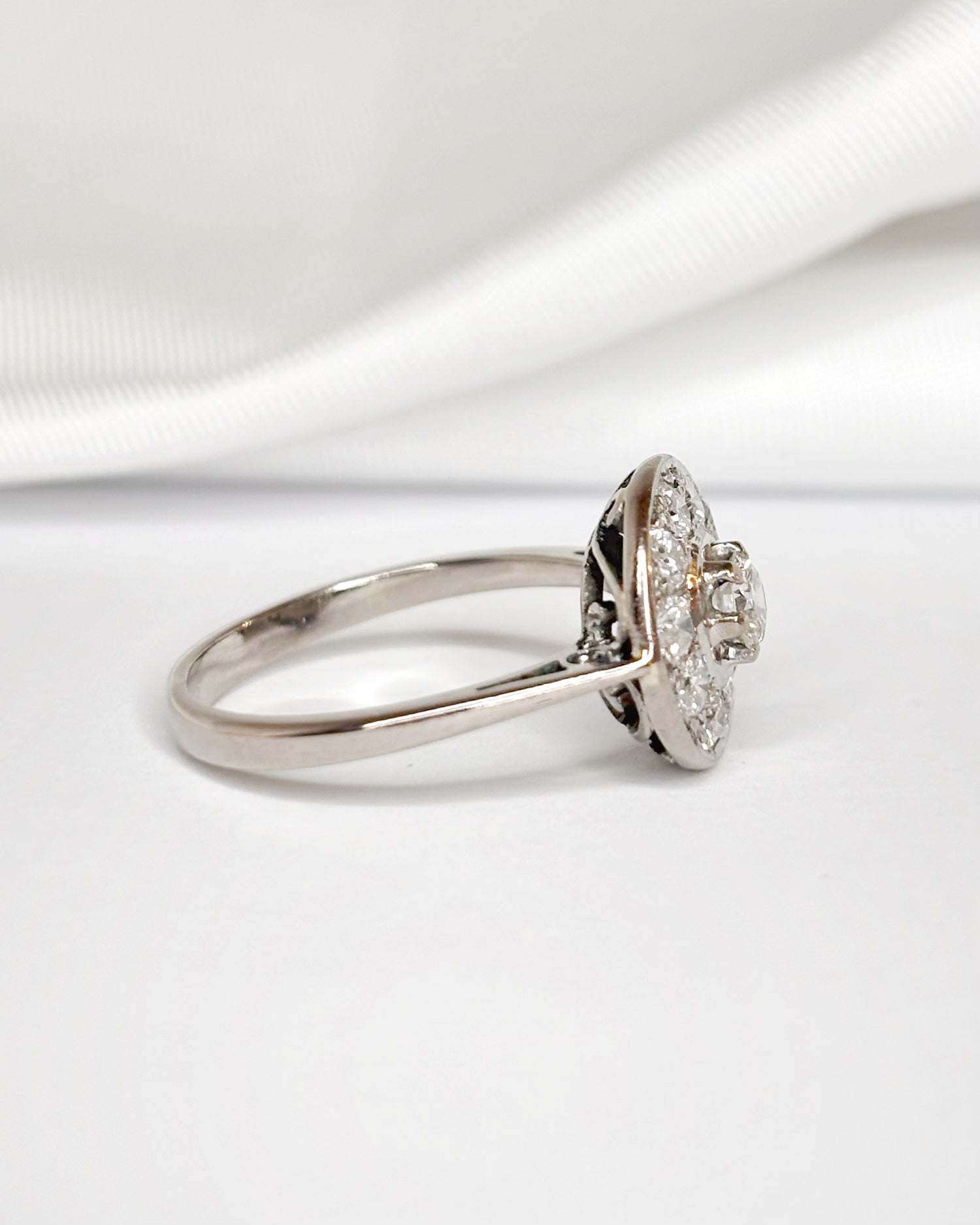 Bague Art-Déco Diamants 0.60 carat "Fanny"