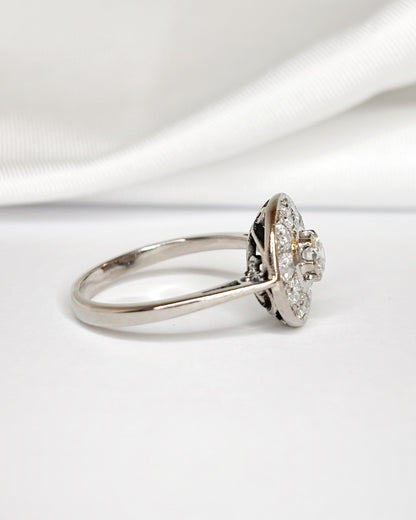 Bague Art-Déco Diamants 0.60 carat "Fanny"
