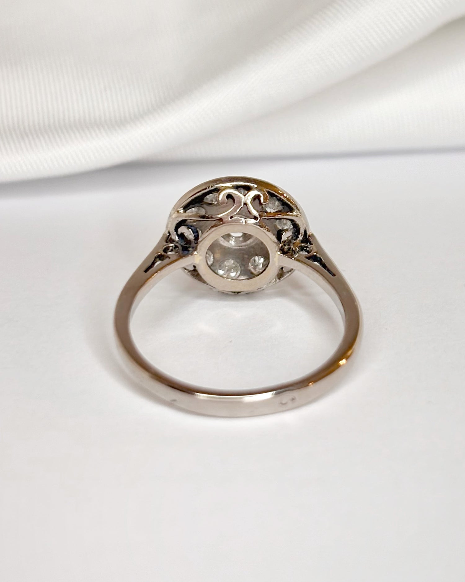 Bague Art-Déco Diamants 0.60 carat "Fanny"