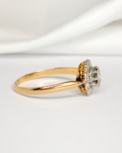 Bague Marguerite Art-Déco Diamants "Enora"