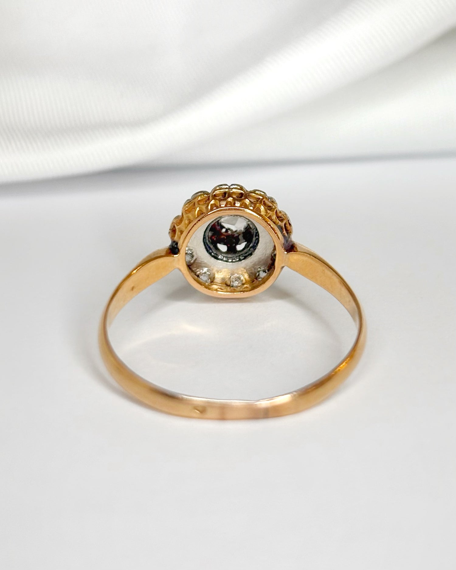 Bague Marguerite Art-Déco Diamants "Enora"