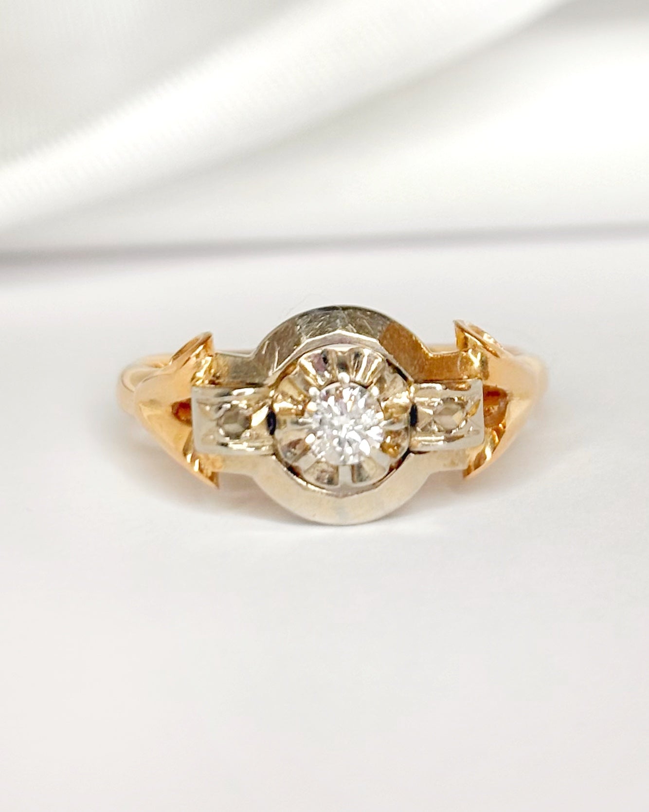 Bague Art-Déco Diamants "Serena"