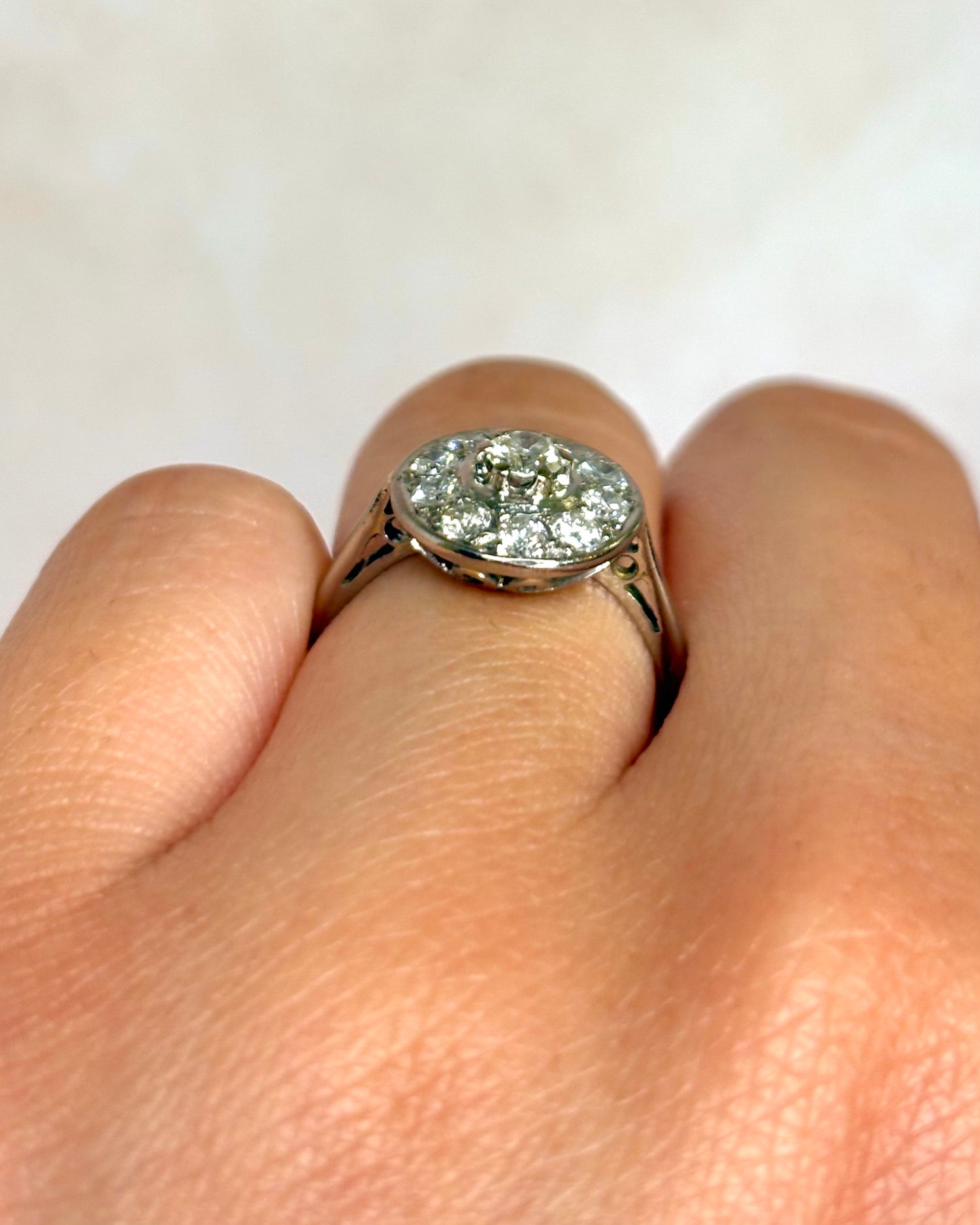 Bague Art-Déco Diamants 0.60 carat "Fanny"