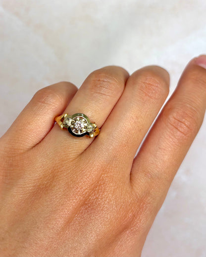 Bague Art-Déco Diamants "Serena"