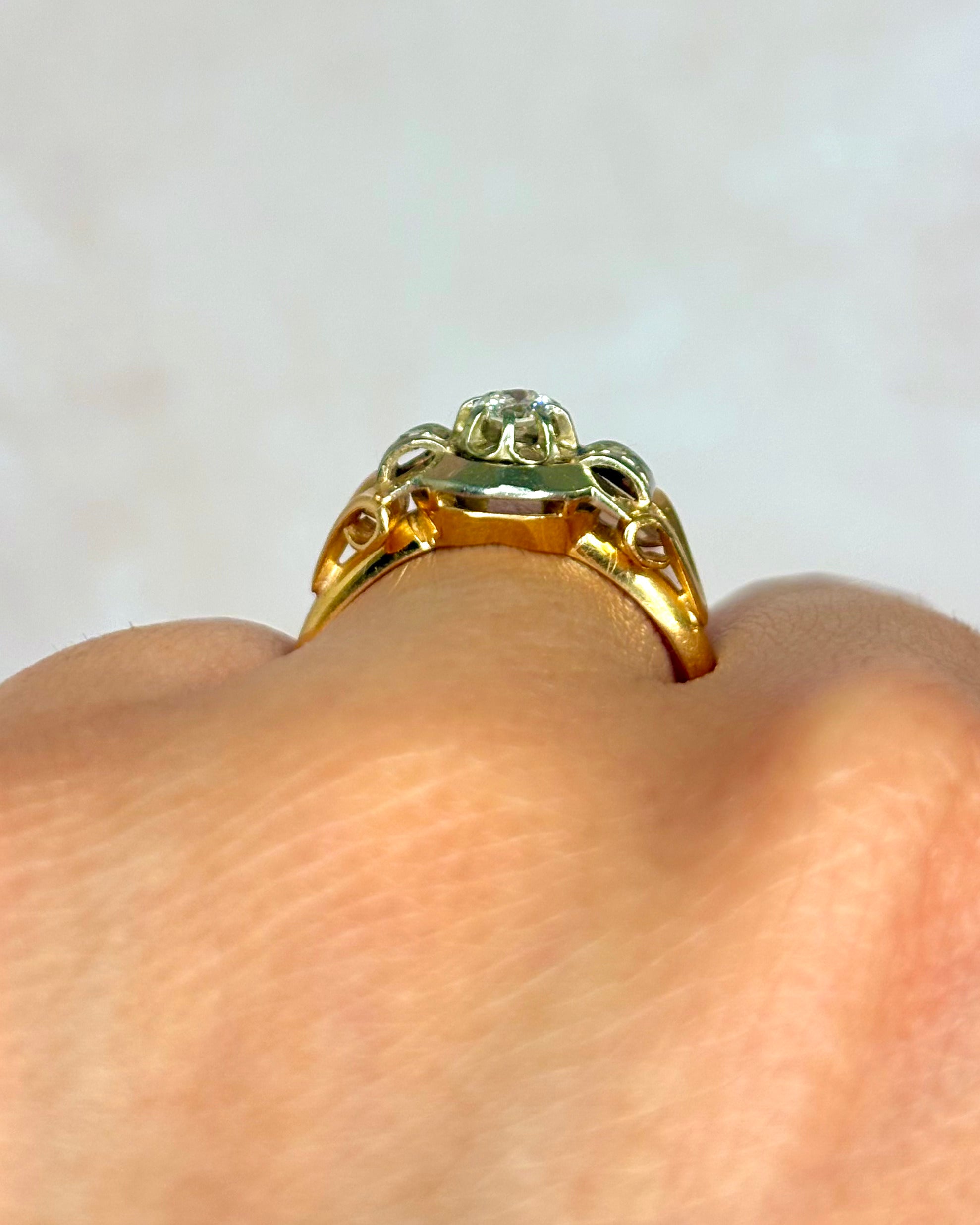 Bague Art-Déco Diamants "Serena"