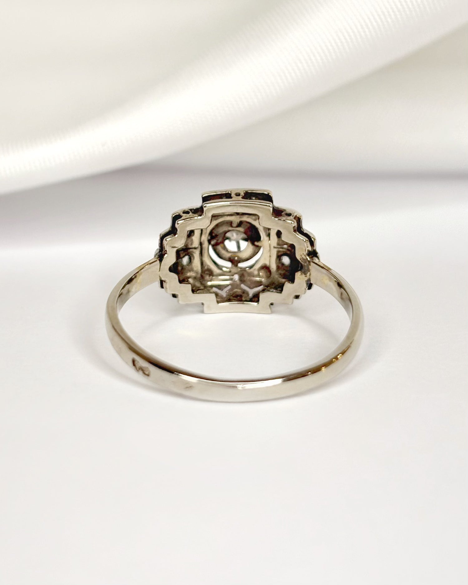 Bague Art-Déco Diamants "Emma"