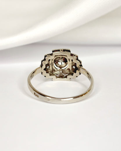 Bague Art-Déco Diamants "Emma"