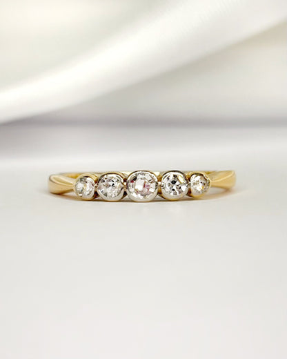Bague Rivière Diamants 0.17 carat "Savannah"