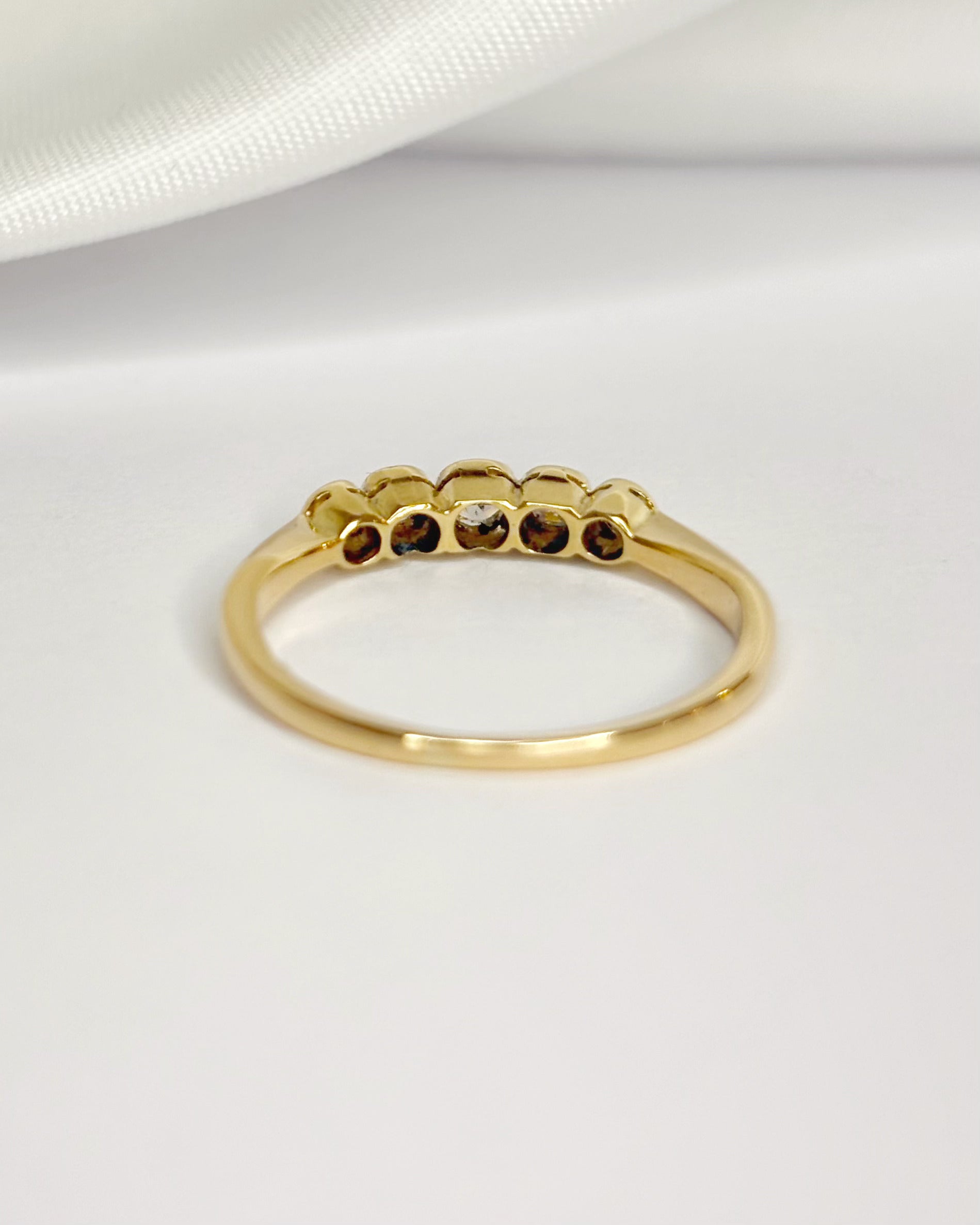 Bague Rivière Diamants 0.17 carat "Savannah"