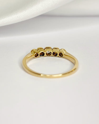 Bague Rivière Diamants 0.17 carat "Savannah"