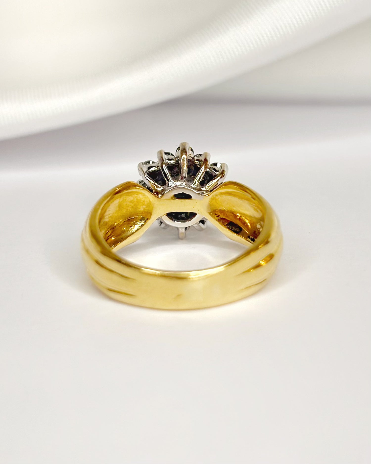 Anillo Marguerite Diamantes 0,57 quilates 4,25 g "Eléna"