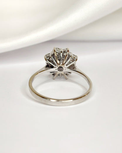 Bague Marguerite Diamants 0.89 carat "Cécile"