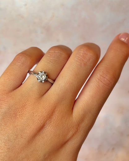 Bague Solitaire Diamant 0.30 carat "Laurine"