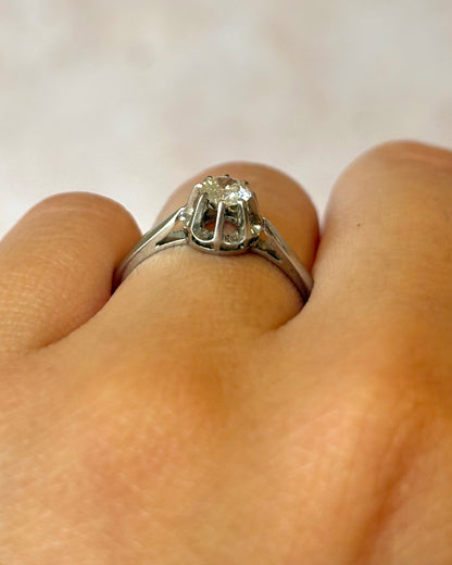 Bague Solitaire Diamant 0.30 carat "Laurine"