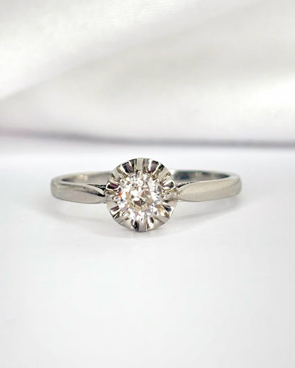 Bague Solitaire Diamant 0.30 carat "Laurine"