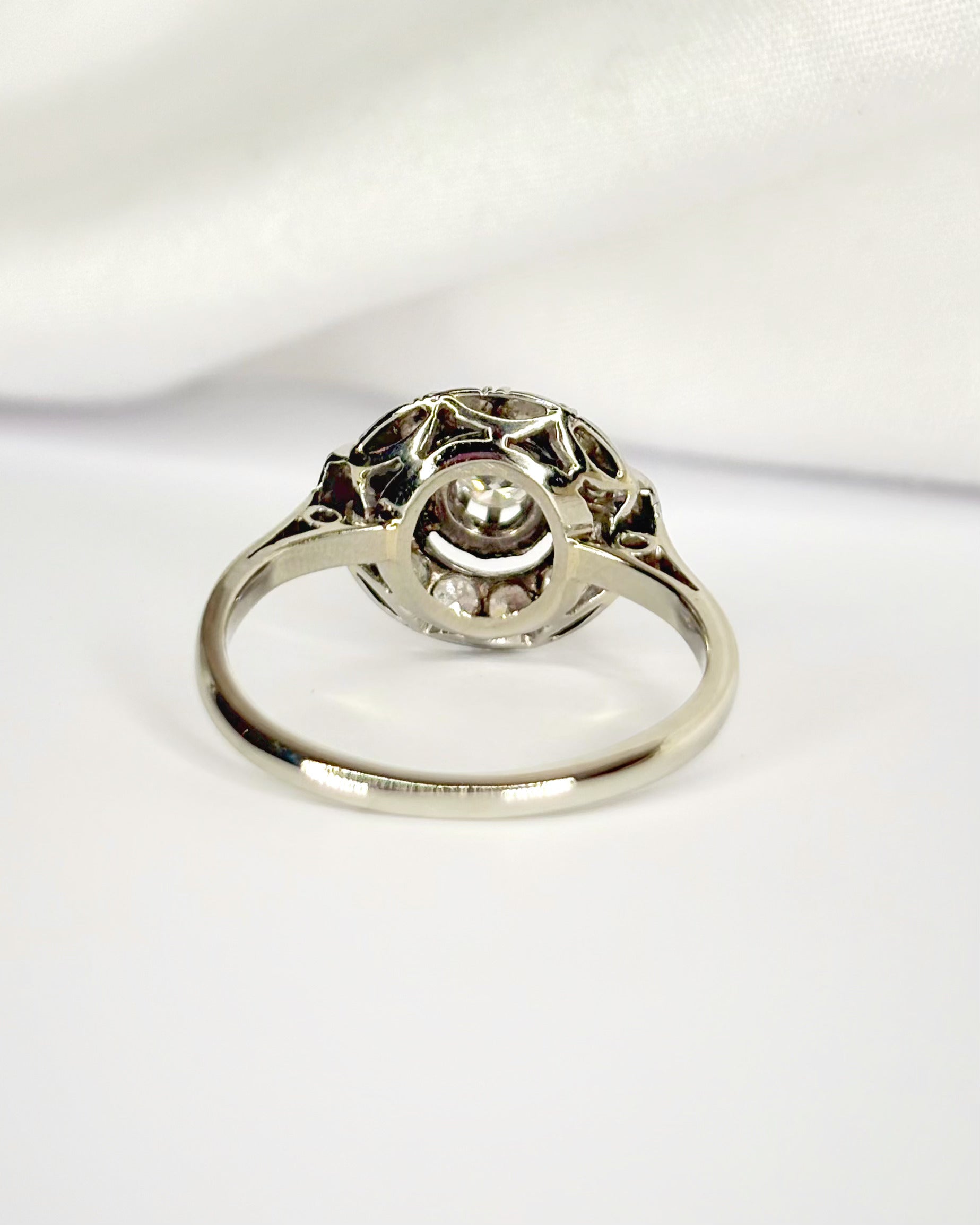 Anillo Art Déco de diamantes de 0,57 quilates «Joshua»