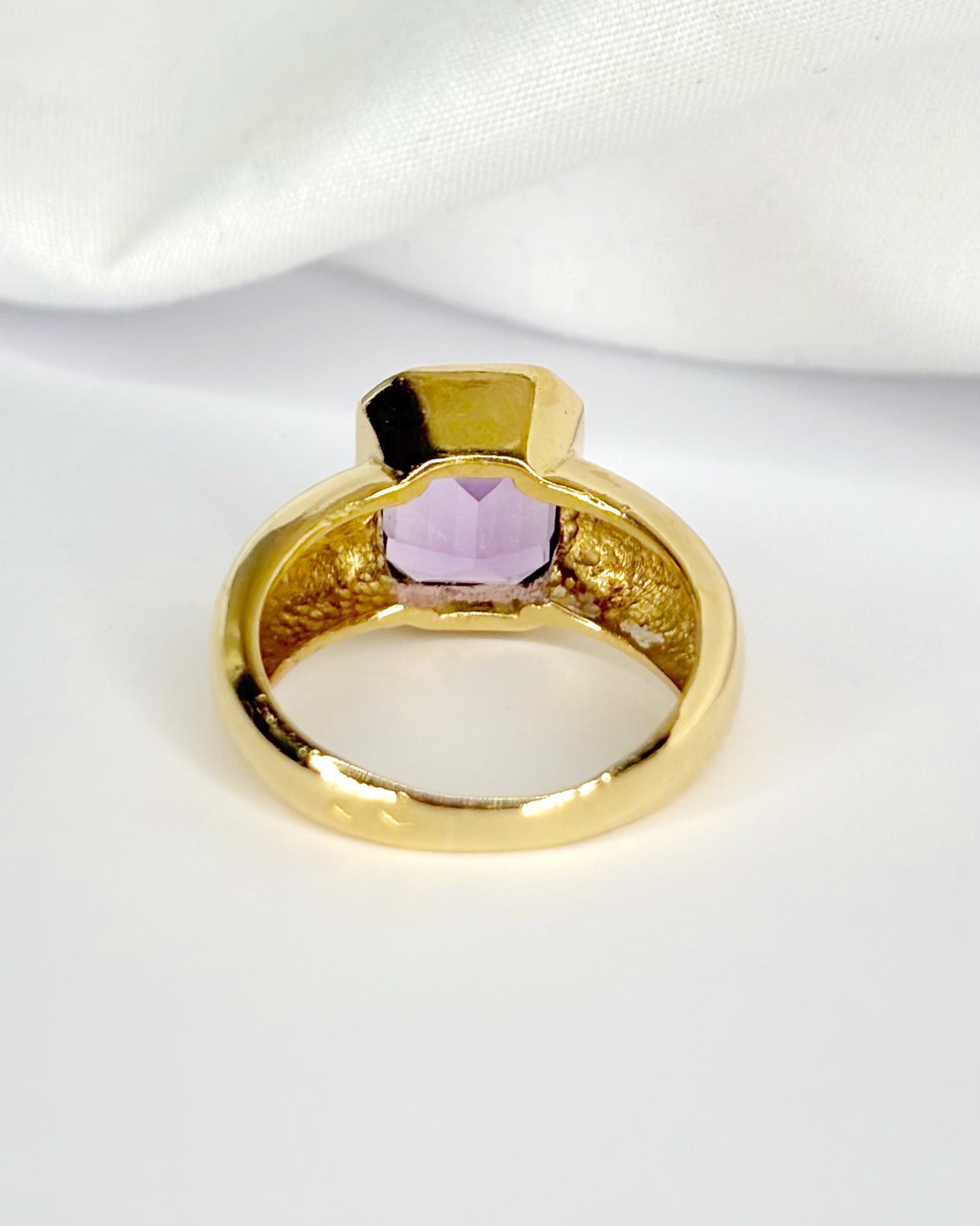 Amethyst Band Ring 5.15 carats 6.78g “Maylis”