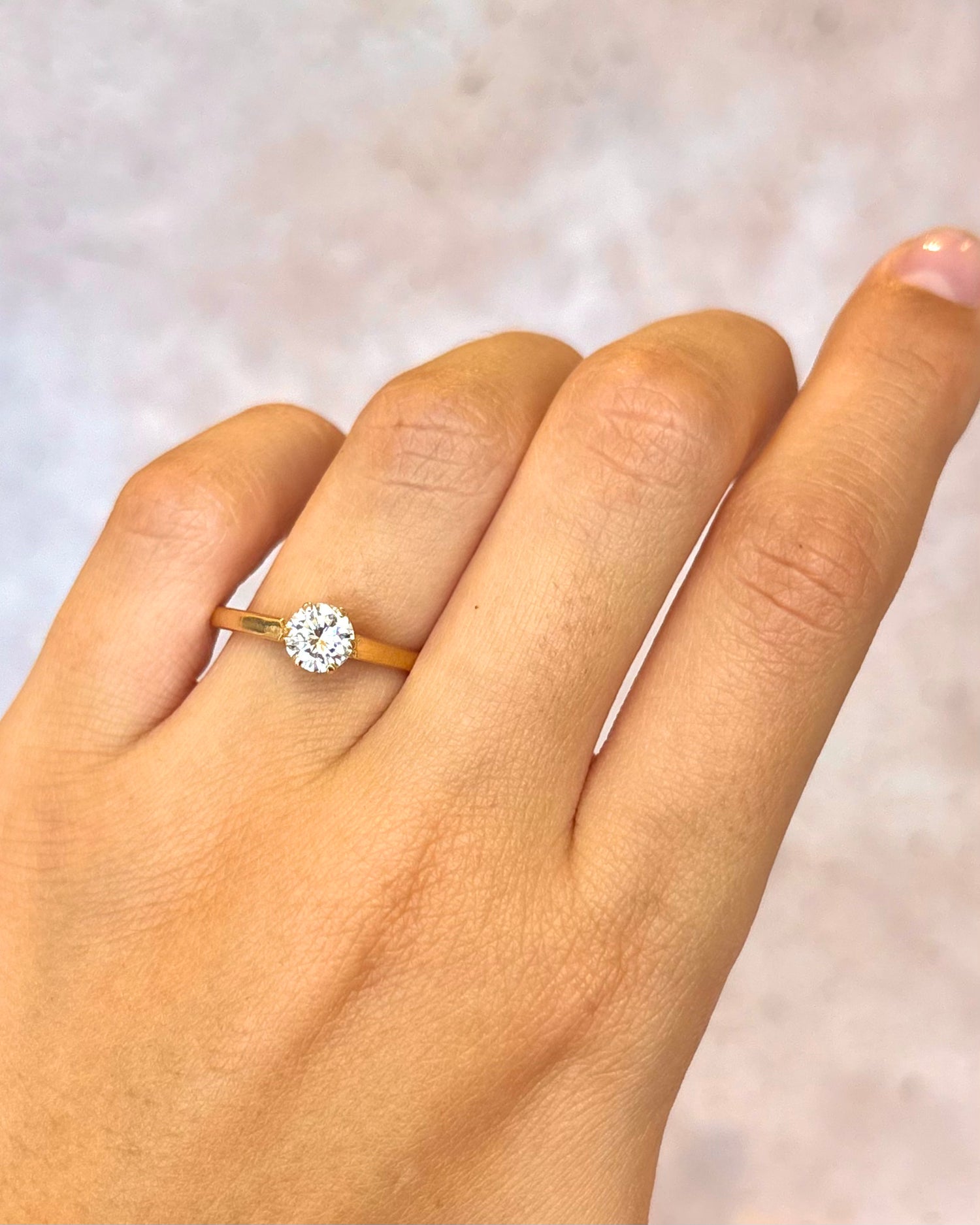 Bague Solitaire Diamant 0.75 carat "Eliana"