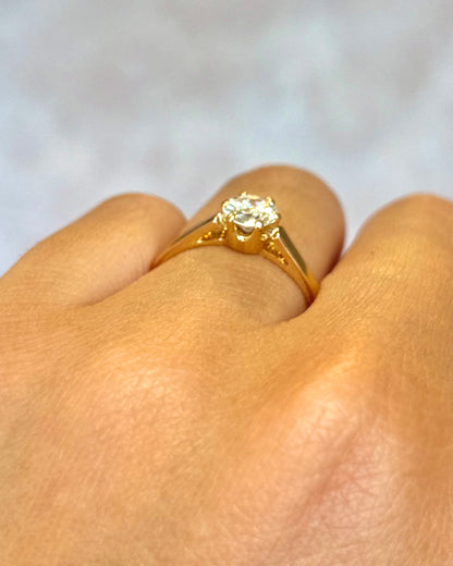 Bague Solitaire Diamant 0.75 carat "Eliana"