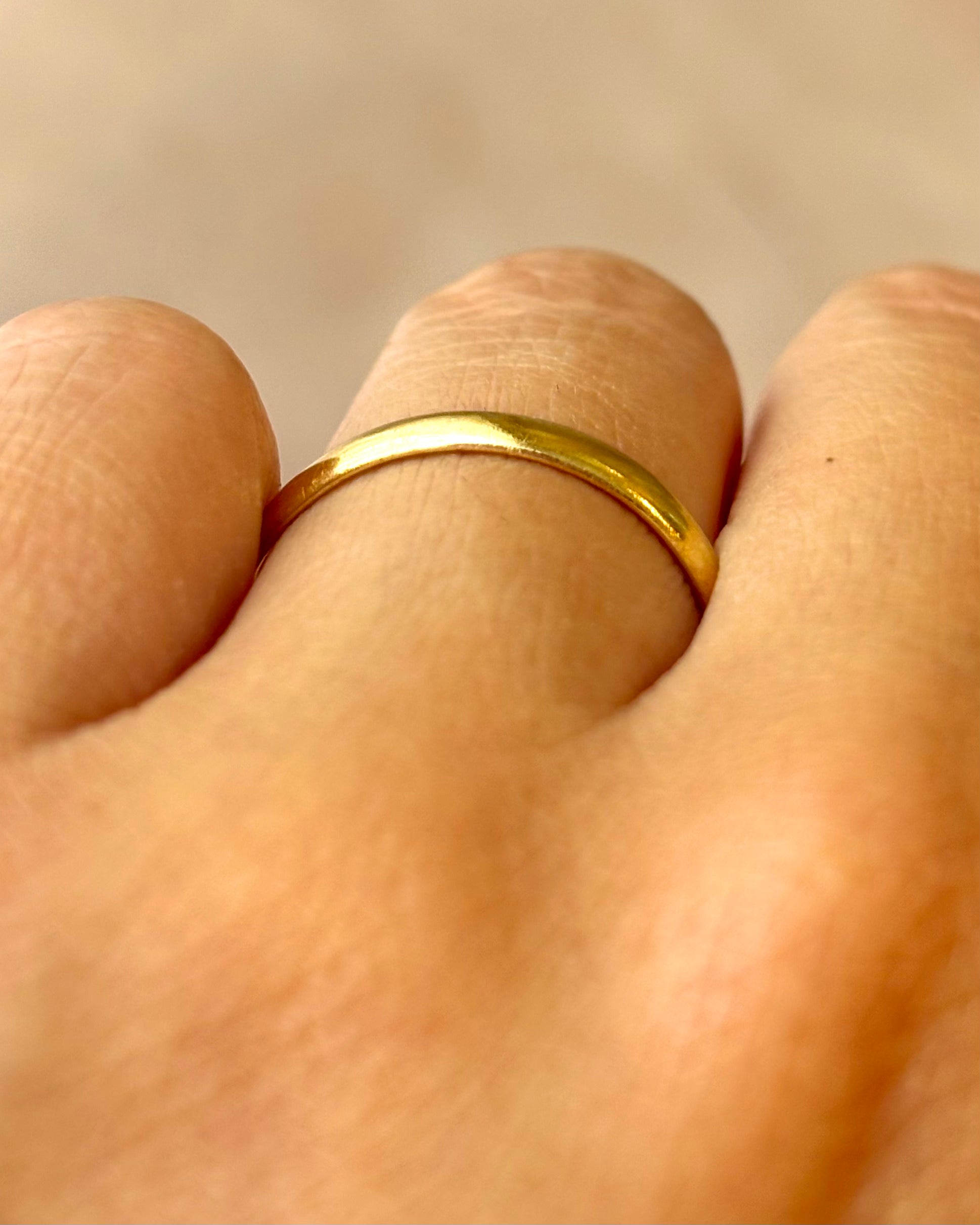Alianza de oro amarillo de 18 quilates de 2,5 mm «Dylan»