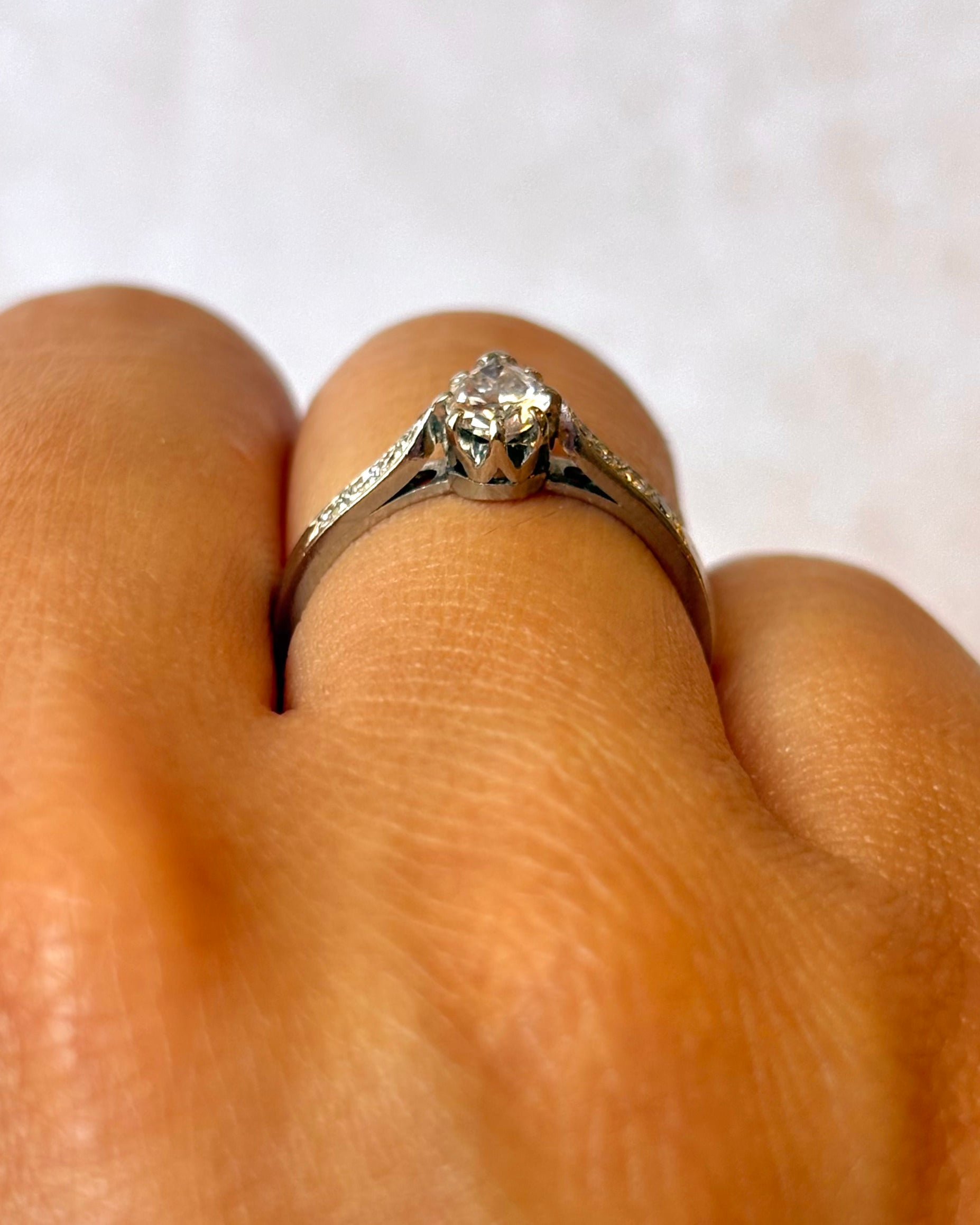 Bague Solitaire Diamants 0.39 carat "Soraya"