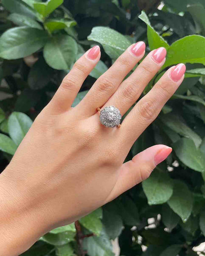 Bague Marguerite All Diamonds  1,28 carat &quot;Erika&quot;