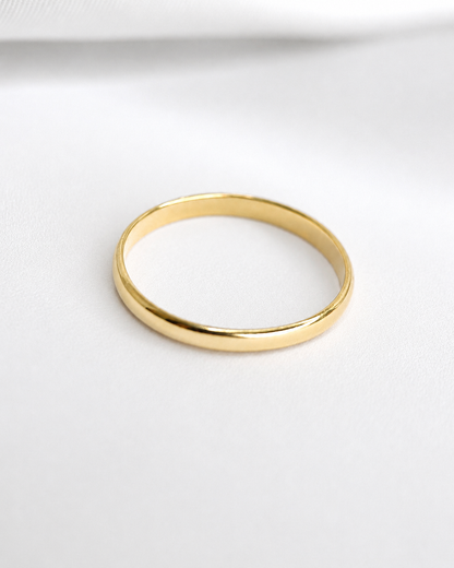 18-karat yellow gold wedding ring “Romain”