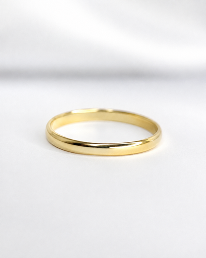 18-karat yellow gold wedding ring “Romain”