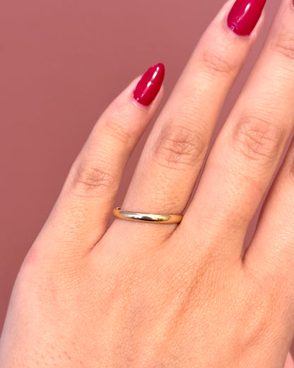 18-karat yellow gold wedding ring “Romain”
