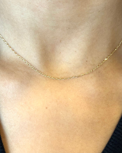 18-karat yellow gold chain “Léonie”