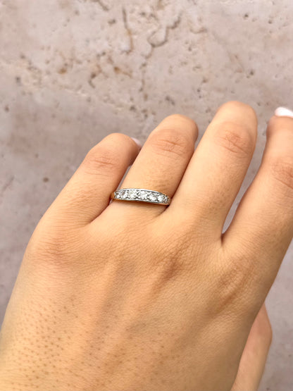 Bague Rivière Diamants 0.50 carat "Nolla"