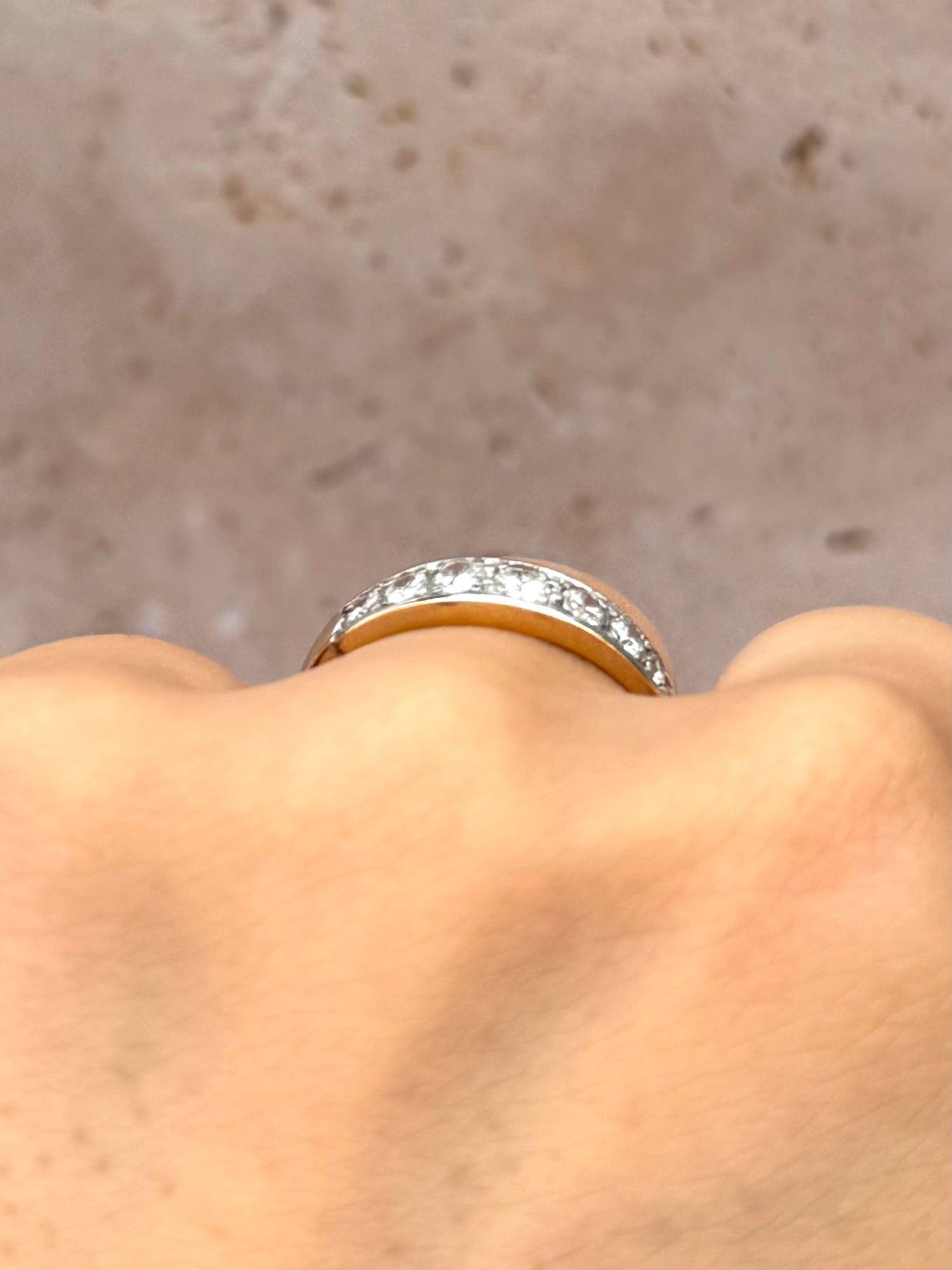 Bague Rivière Diamants 0.50 carat "Nolla"