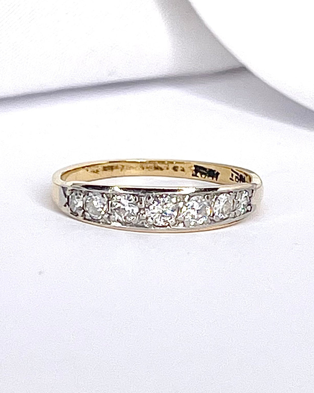 Bague Rivière Diamants 0.50 carat "Nolla"