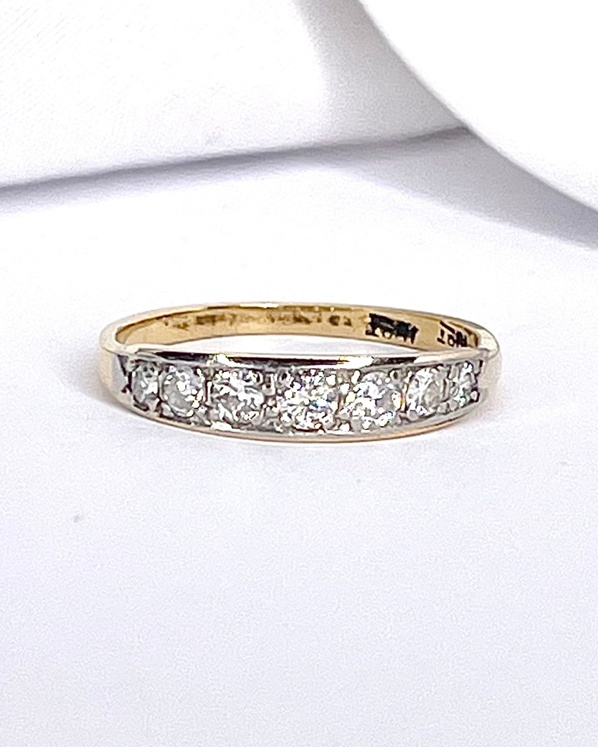 Bague Rivière Diamants 0.50 carat "Nolla"